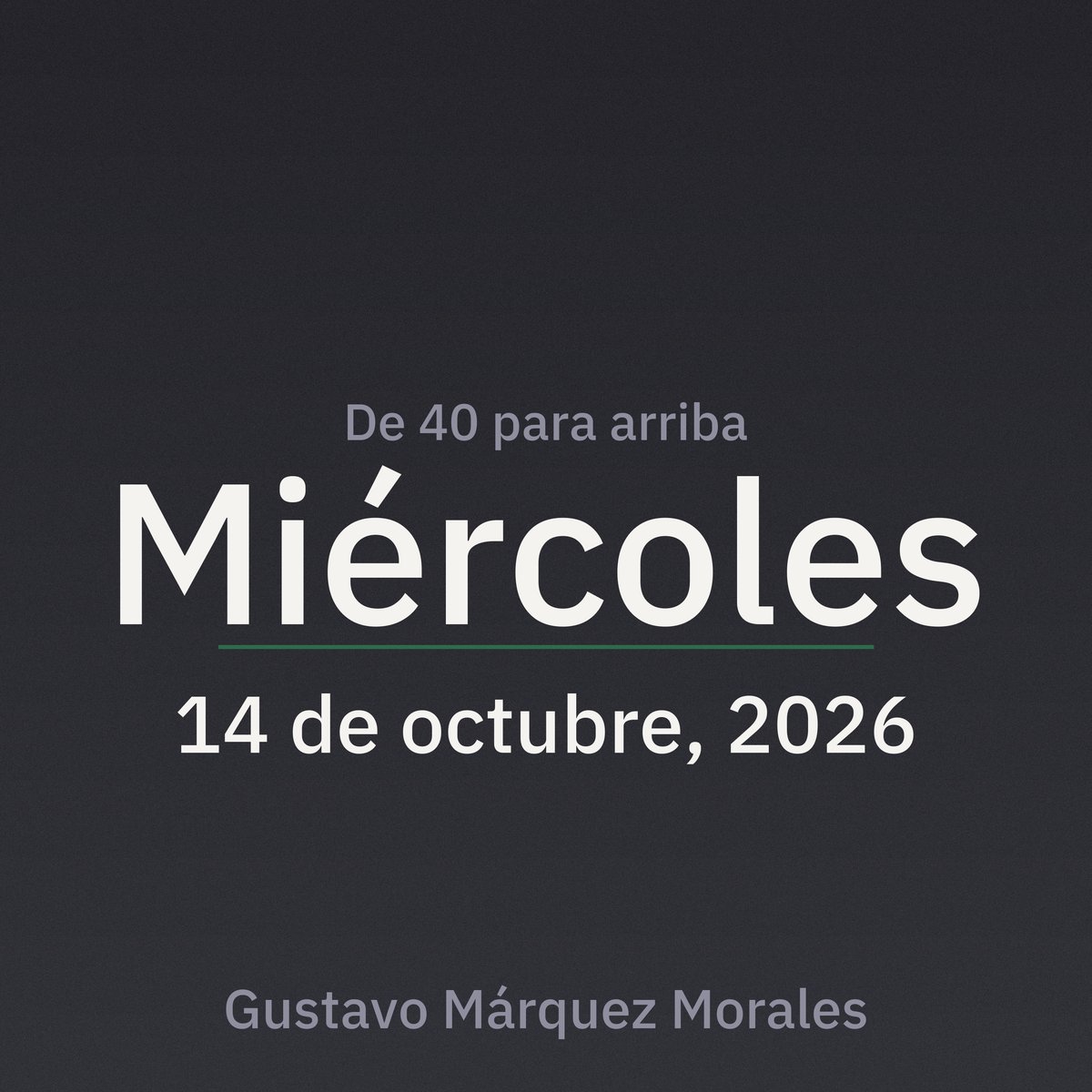 Portada de De 40 para arriba