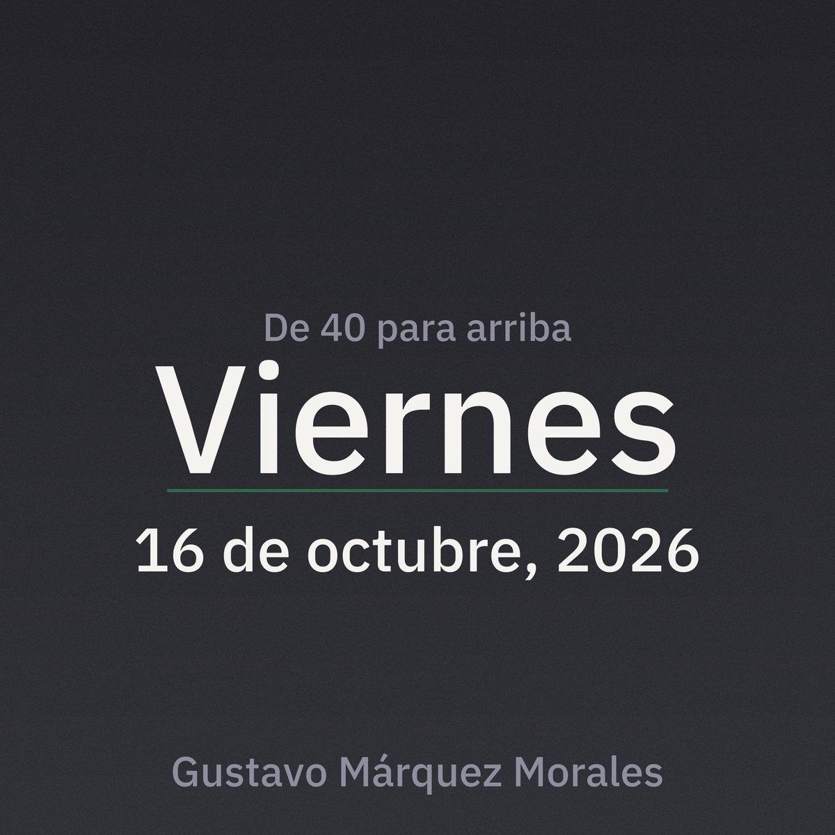 Portada de De 40 para arriba