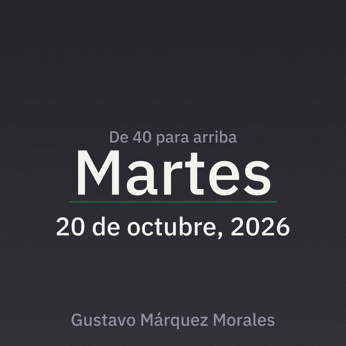 Portada de De 40 para arriba