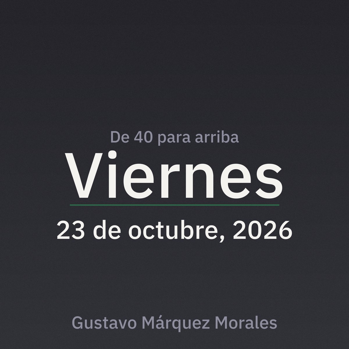 Portada de De 40 para arriba